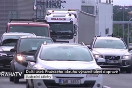 Další úsek Pražského okruhu výrazně uleví dopravě