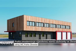 Praha zmodernizuje výjezdovou stanici záchranky ve Zbraslavi