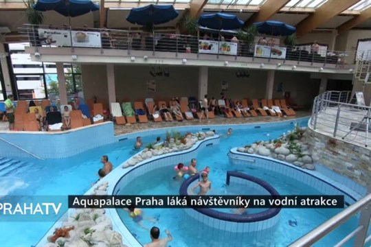 Aquapalace Praha láká návštěvníky na vodní atrakce