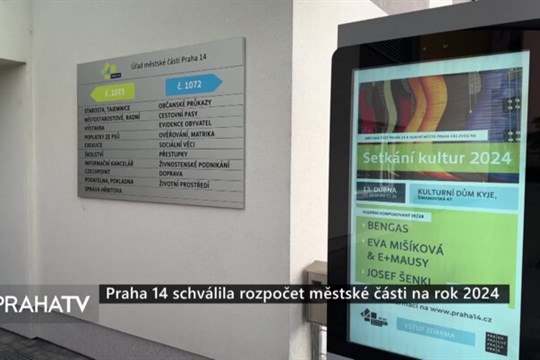 Praha 14 schválila rozpočet městské části na rok 2024