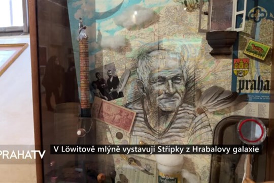 V Löwitově mlýně vystavují Střípky z Hrabalovy galaxie