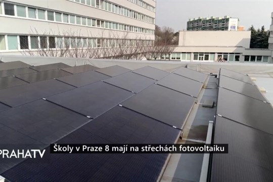 Školy v Praze 8 mají na střechách fotovoltaiku
