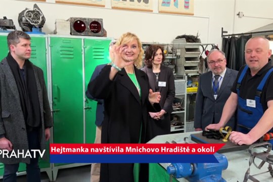 Hejtmanka navštívila Mnichovo Hradiště a okolí