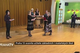 Praha 13 ocenila učitele základních i mateřských škol
