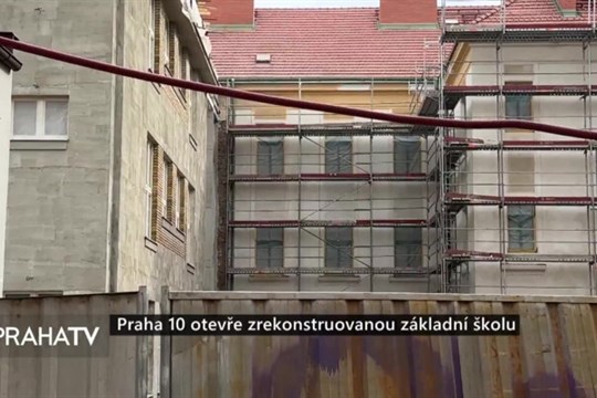 Praha 10 otevře zrekonstruovanou základní školu