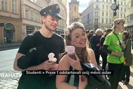 Studenti v Praze 1 odstartovali svůj měsíc oslav