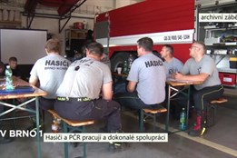 Hasiči a PČR pracují na dokonalé spolupráci