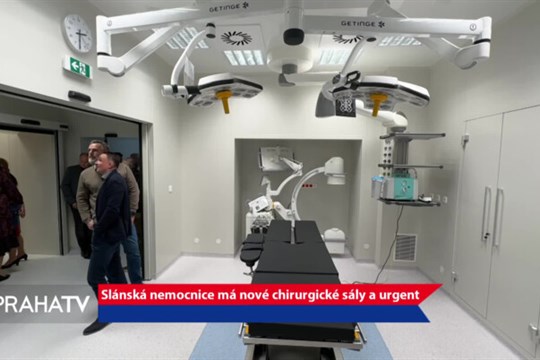 Slánská nemocnice má nové chirurgické sály a urgent