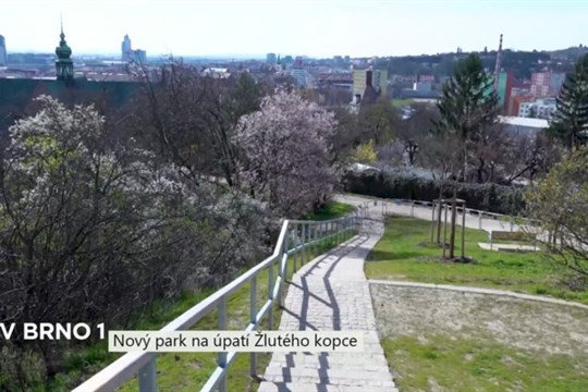 Nový park na úpatí Žlutého kopce