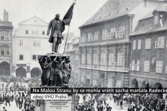 Na Malou Stranu by se mohla vrátit socha maršála Radeckého