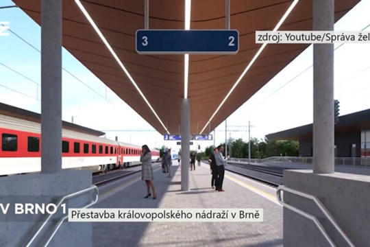 Přestavba královopolského nádraží v Brně