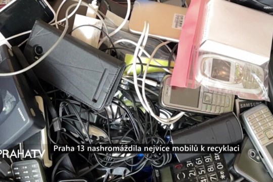 Praha 13 nashromáždila nejvíce mobilů k recyklaci