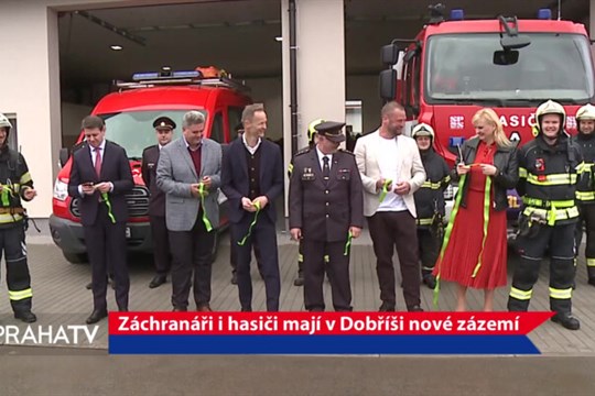Záchranáři i hasiči mají v Dobříši nové zázemí