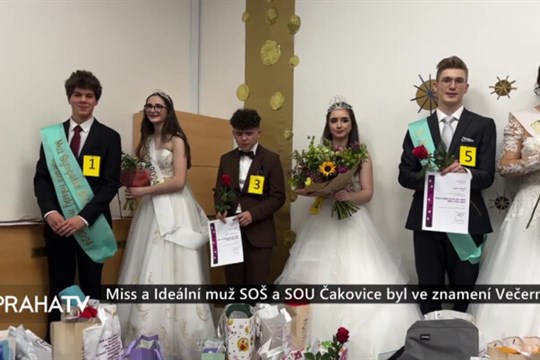 Miss a Ideální muž SOŠ a SOU Čakovice byl ve znamení Večerníčku