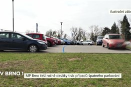 MP Brno řeší ročně desítky tisíc případů špatného parkování