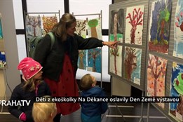 Děti z ekoškolky Na Děkance oslavily Den Země výstavou