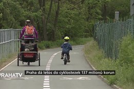 Praha dá letos do cyklostezek 137 milionů korun