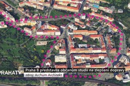 Praha 8 představila občanům studii na zlepšení dopravy