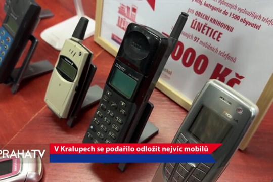 V Kralupech se podařilo odložit nejvíc mobilů