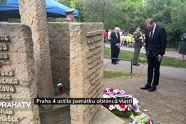 Praha 4 uctila památku obránců vlasti