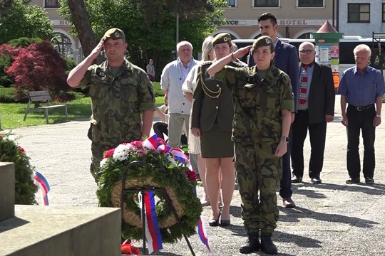 Uherské Hradiště si připomnělo oběti druhé světové války