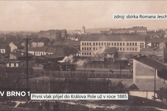 První vlak přijel do Králova Pole už v roce 1885