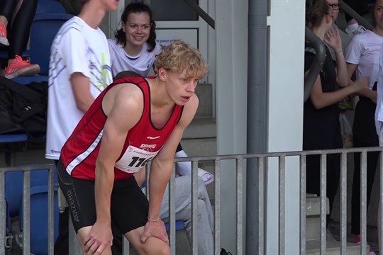 Na atletické lize v Uherském Hradišti zářil Meindlschmid 