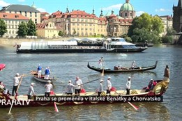 Praha se proměnila v italské Benátky a Chorvatsko