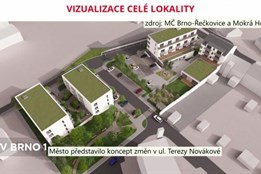 Město představilo koncept změn v ul. Terezy Novákové