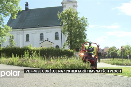 Ve Frýdku-Místku se udržuje na 170 hektarů travnatých ploch