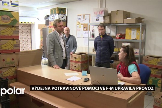 Potravinová pomoc se ve Frýdku-Místku nově vydává častěji, lidé se i objednávají