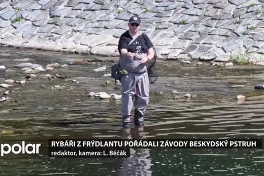 Rybáři z Frýdlantu pořádali na řece Ostravici závody Beskydský pstruh