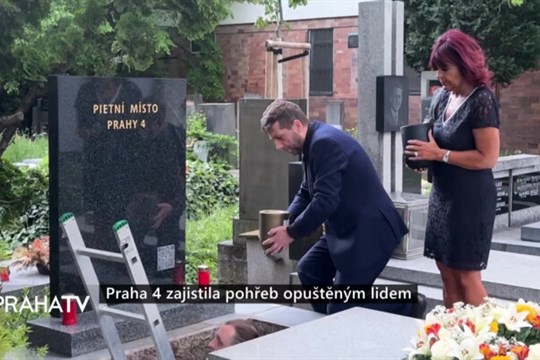 Praha 4 zajistila pohřeb opuštěným lidem