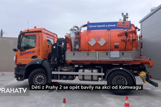 Děti z Prahy 2 se opět bavily na akci od Komwagu