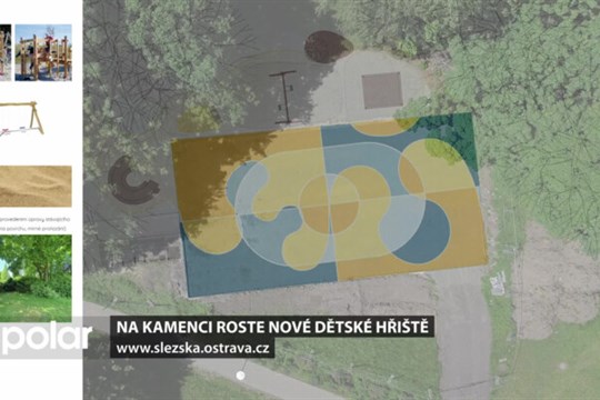 Na Kamenci roste nové dětské hřiště, na výsledné podobě se podílela místní komunita