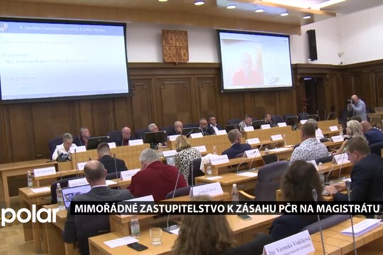 Mimořádné zastupitelstvo k zásahu policie na magistrátu ve Frýdku-Místku neschválilo program