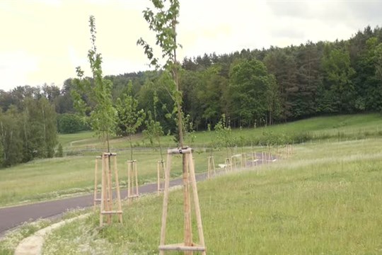 Podél Bílého Kostela vede nová cyklostezka