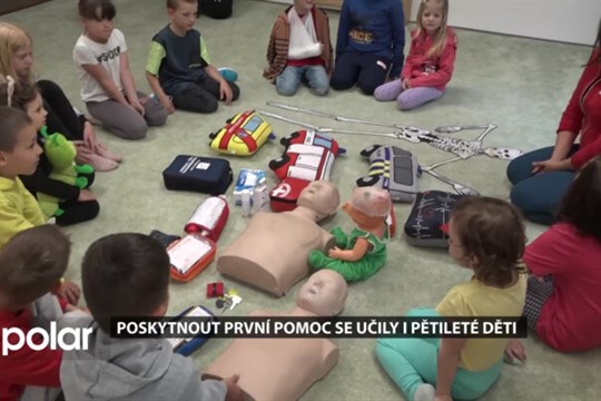 Poskytnout první pomoc se ve Studénce učily i pětileté děti