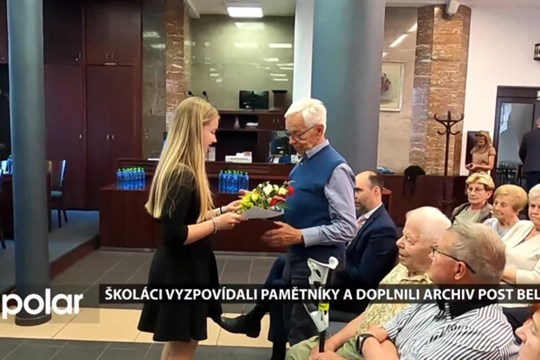 Školáci vyzpovídali pamětníky moderních dějin a doplnili archiv Post Bellum