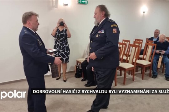 Dobrovolní hasiči z Rychvaldu byli vyznamenáni za dlouholetou službu