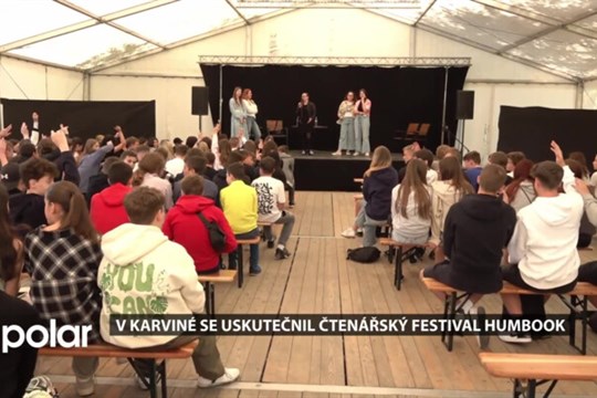 Velký čtenářský festival HUMBOOK zaujal teenagery z celého Karvinska