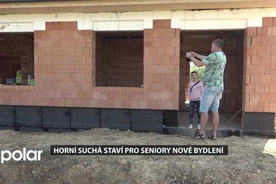 Výstavba bytových jednotek pro seniory v Horní Suché značně pokročila