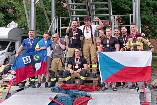 Olomoucký hasič uspěl na soutěži v Německu