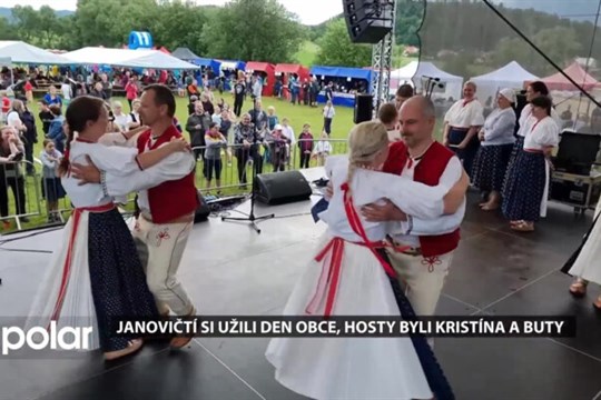 Janovičtí si užili Den obce, hosty byli Kristína a Buty