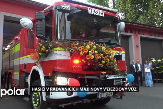 Hasiči v Radvanicích mají nový výjezdový vůz. V rámci Ostravy jde o jediný poloprofesionální útvar
