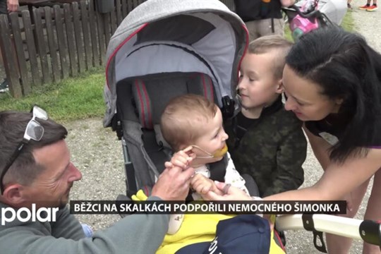 Běžci na Skalkách podpořili nemocného Šimonka, rodiče doufají v genovou terapii