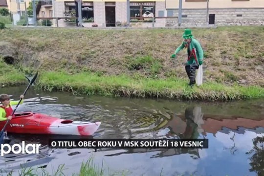 O titul Obec roku soutěží v Moravskoslezském kraji 18 vesnic, Palkovice nasadily i vodníka