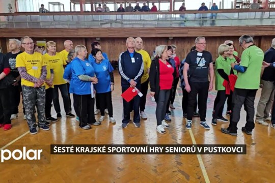 V Pustkovci proběhly šesté krajské sportovní hry seniorů