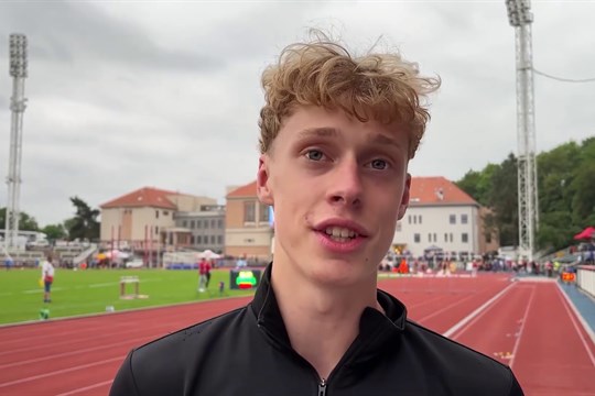 Petr Meindlschmid překonal národní juniorský rekord a jede na mistrovství Evropy