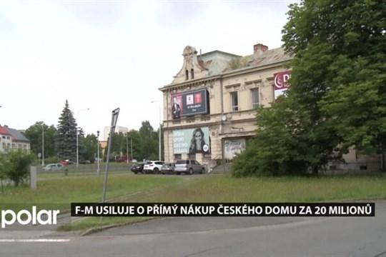 Frýdek-Místek usiluje o přímý nákup Českého domu za téměř 20 milionů korun